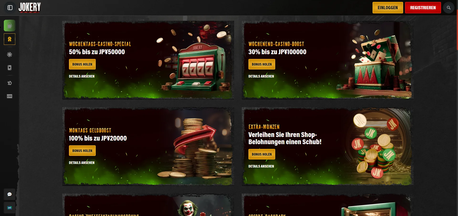 Jokery Casino Anmelden