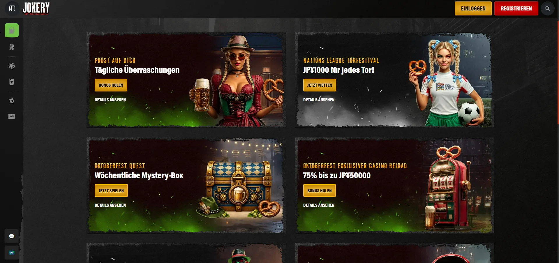 Jokery Casino Spiele